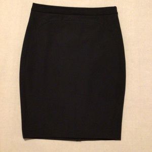 Ted Baker London Black Lined Pencil Skirt size 2 (US Size 6)